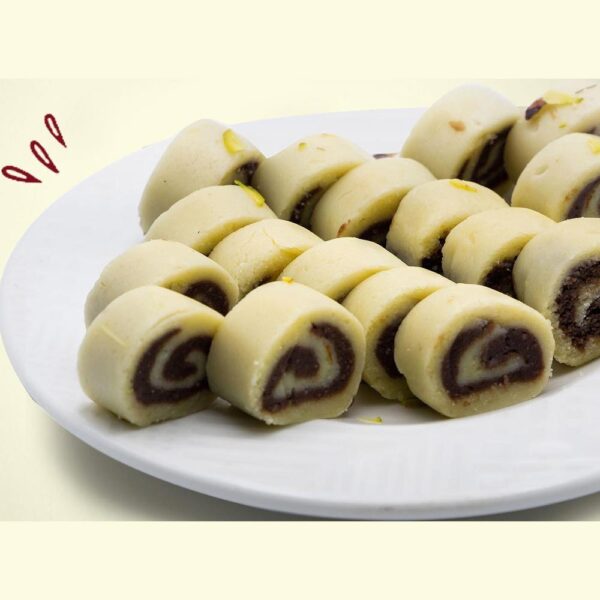 Chocolate-Roll-Barfi